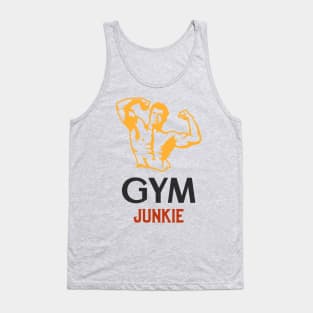 Gym Junkie Design T-shirt Coffee Mug Apparel Notebook Sticker Gift Mobile Cover Tank Top